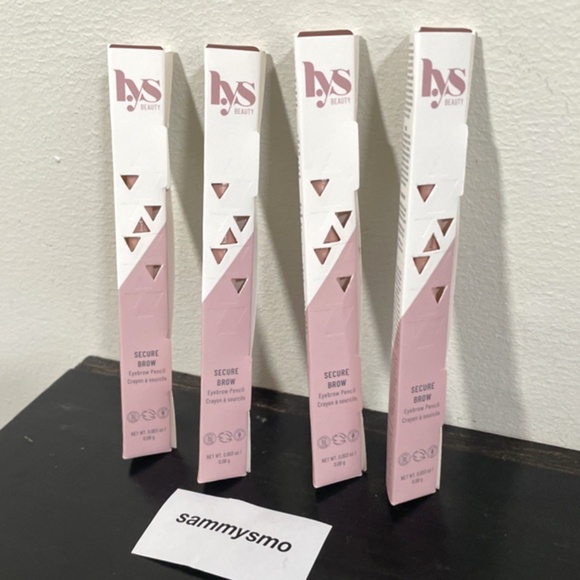 LYS BEAUTY Secure Brow Eyebrow Pencil SOFT BROWN, NIB x4 - Picture 1 of 4